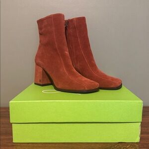 Sam Edelman Rust Ankle Boots
